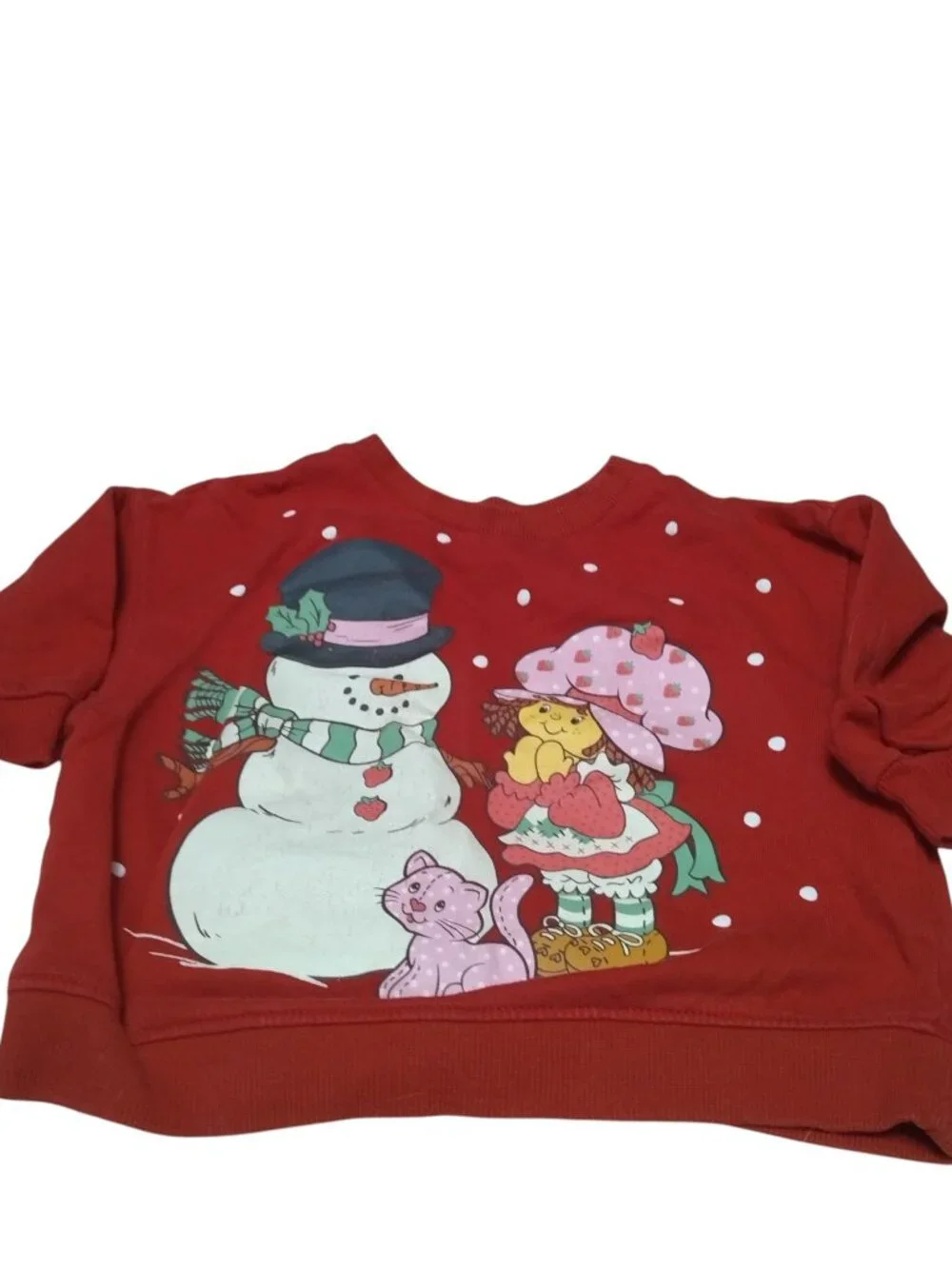 Strawberry Shortcake 2 Piece Baby Outfit 12 Months Sweatshirt/Pants Snowman